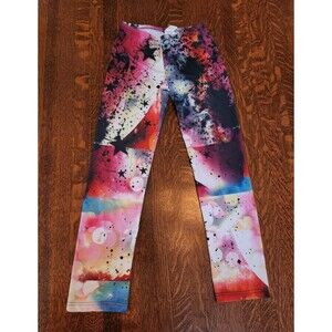 TRU LOVE Girls Size 7 Dance Leggings Multicolor Pattern